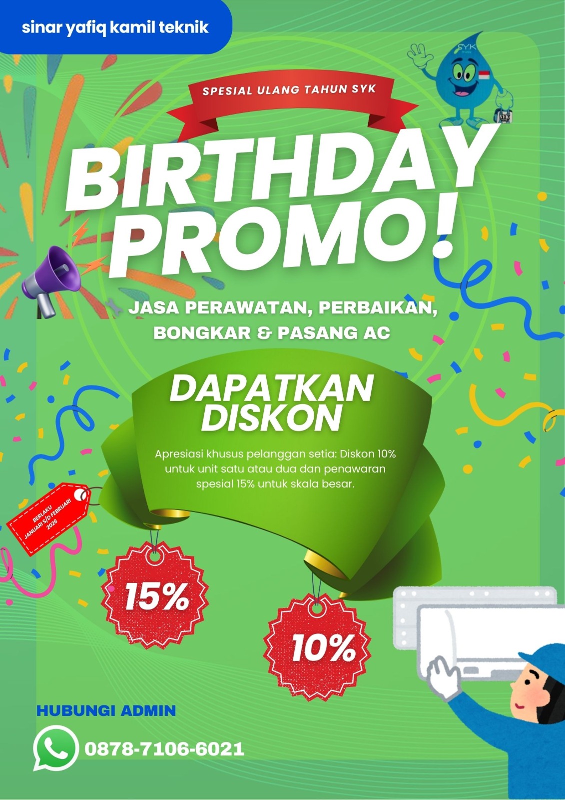 Poster Birthday Promo